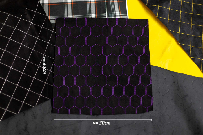 indivitara® Premium (Design, Stitch, Art, Foam, Stitch Quilted, Design Quilted) - Sample/Remnant for Testing